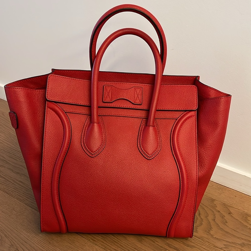 Celine micro red bag - Picture 3 of 13